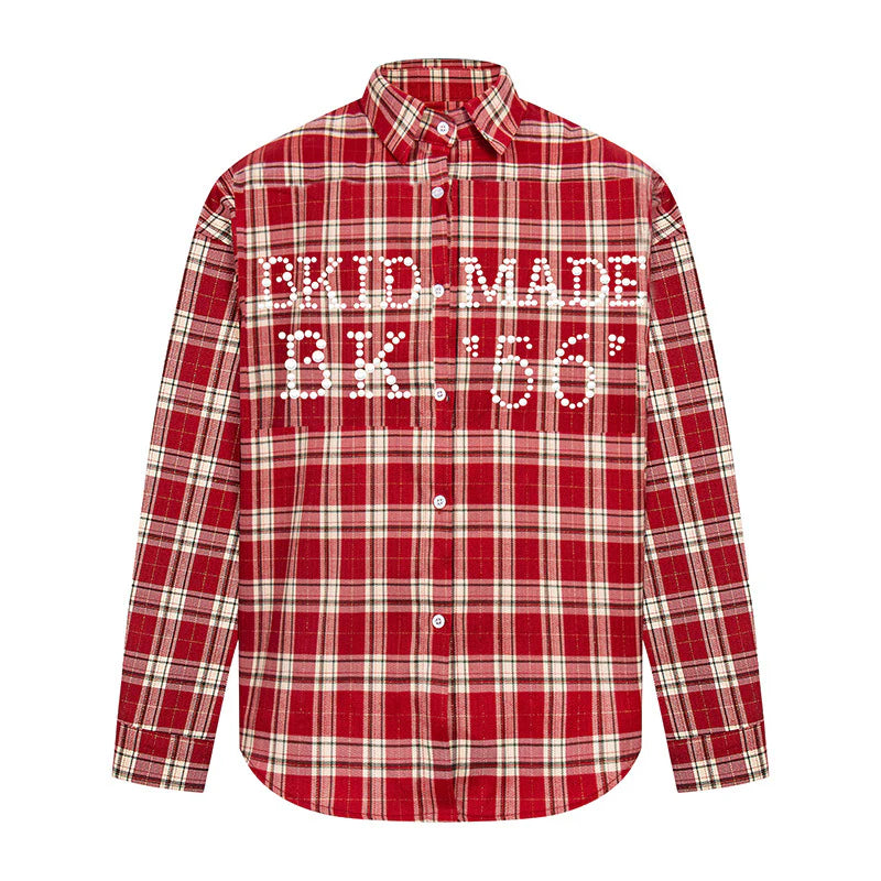 PEARLED FLANNEL SHIRT